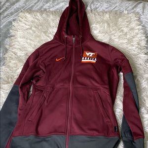 Nike zip up Virginia Tech Sweatshirt